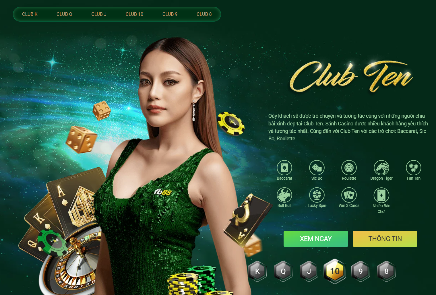 Sảnh cược Club 10 Sanh cuoc Club 10