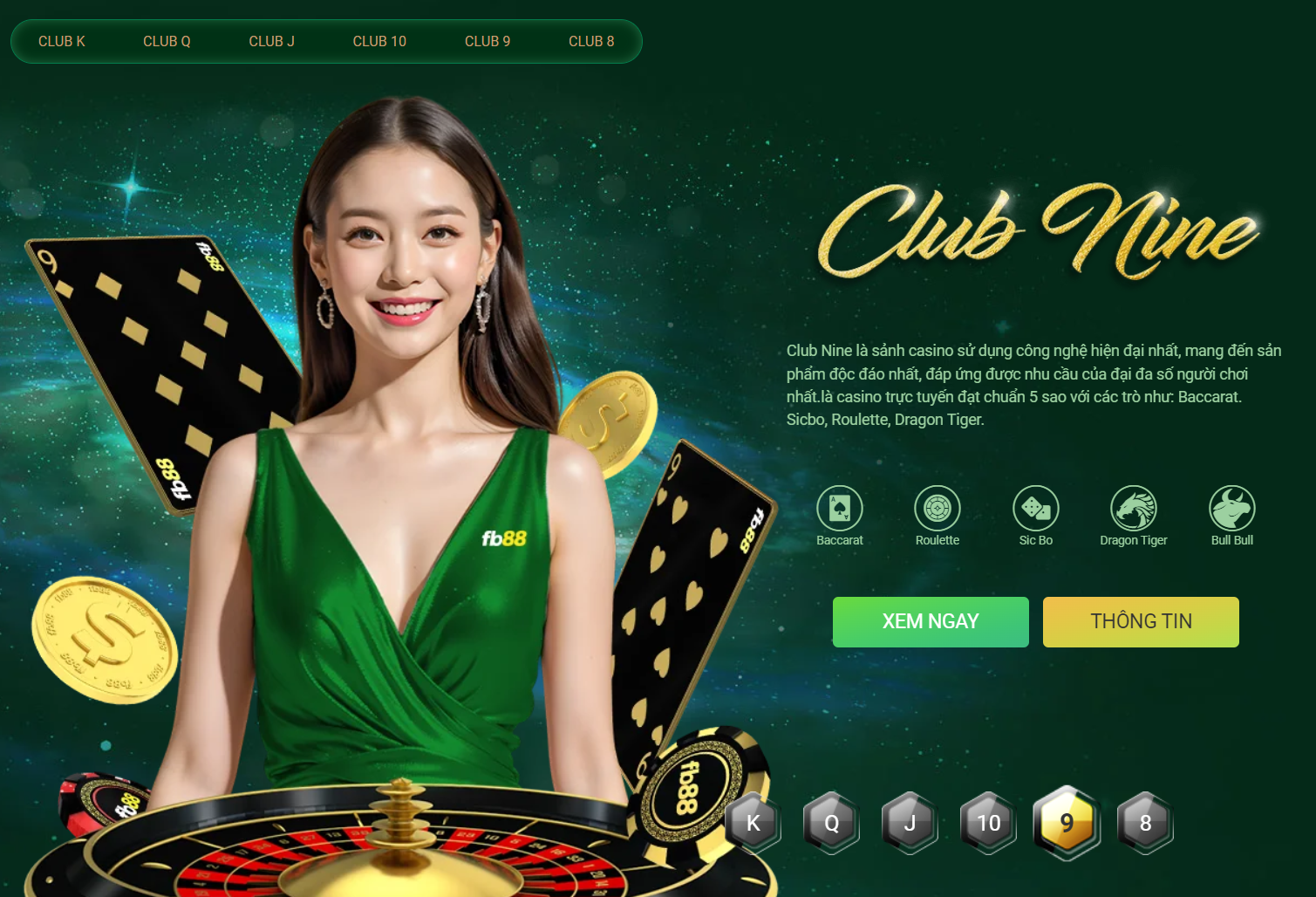 Sảnh cược Club 9 Sanh cuoc Club 9
